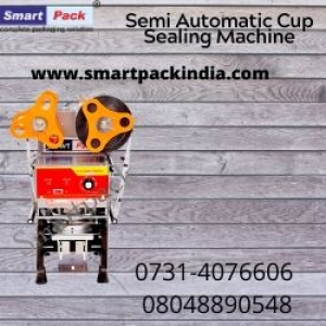 Cup Sealing Machine for Juice Packing In Sikar